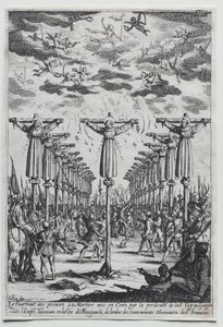 Mučedníci z Japonska od Jacques Callot