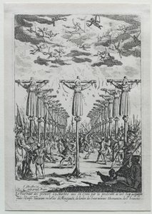 Mučedníci z Japonska. od Jacques Callot
