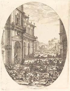 Masakr neviňátek, c. 16181620. od Jacques Callot