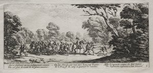 The Miseries of War: Arrest of Malefactors od Jacques Callot