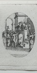 Tajemství umučení: Kristus představený lidu od Jacques Callot