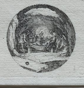 The Mysteries of the Passion: The Entombment. od Jacques Callot