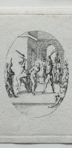 Záhady vášně: Bičování. od Jacques Callot