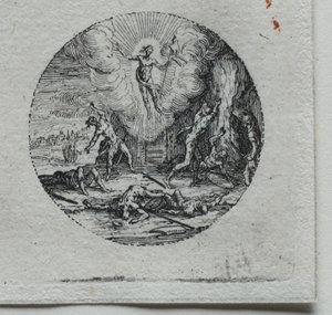 Tajemství umučení: Proměna. od Jacques Callot