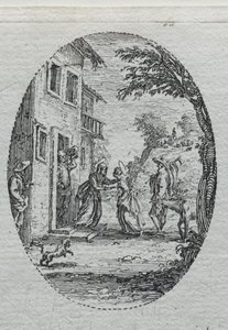 Záhady umučení: Navštívení. od Jacques Callot