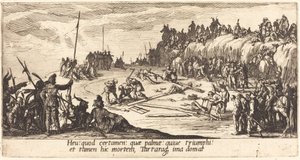 Přibíjení na kříž od Jacques Callot