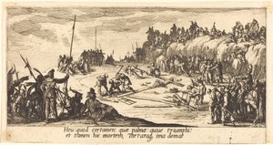 Přibíjení na kříž od Jacques Callot