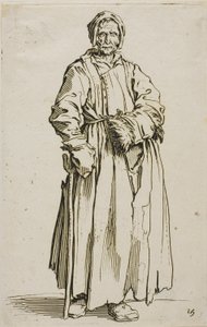 The One-Eyed Woman, deska patnáct z The Beggars od Jacques Callot