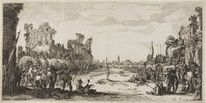Zkouška šípy (Svatý Šebestián) od Jacques Callot