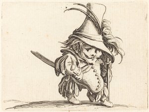 Břichatý muž s vysokým kloboukem od Jacques Callot