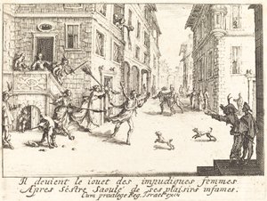 Zřícenina od Jacques Callot