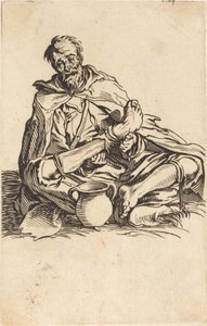 Nemocný muž od Jacques Callot