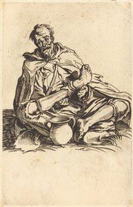Nemocný muž od Jacques Callot