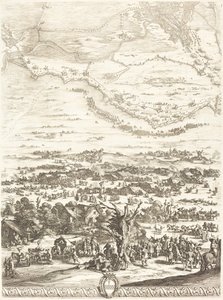Obležení Bredy [deska 5 ze 6], 16271628. od Jacques Callot