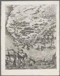 Obležení La Rochelle: Talíř 10 od Jacques Callot