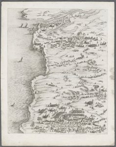 Obléhání La Rochelle: Deska 5, 1628-1630. od Jacques Callot