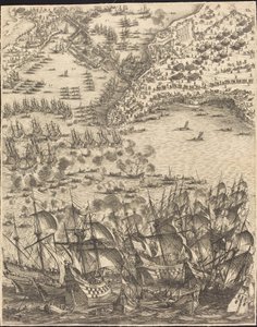 Obležení La Rochelle [deska 11 ze 16; sada obsahuje 1952.8.97-112] od Jacques Callot