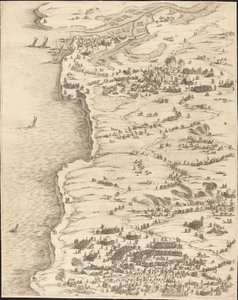 Obležení La Rochelle [deska 5 z 16; sada obsahuje 1952.8.97-112] od Jacques Callot