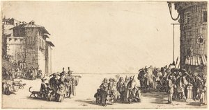 Trh s otroky od Jacques Callot