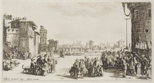 Trh s otroky od Jacques Callot