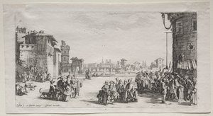 Trh s otroky od Jacques Callot