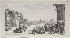 Trh s otroky, 1629. od Jacques Callot
