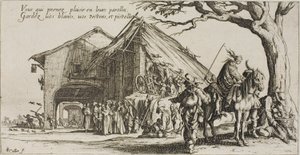 Místo zastavení, z filmu Bohémové od Jacques Callot