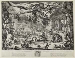 Pokušení svatého Antonína od Jacques Callot