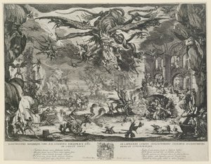 Pokušení svatého Antonína od Jacques Callot