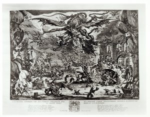 Pokušení svatého Antonína, 17. století od Jacques Callot