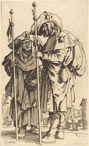 Dva poutníci, c. 1622. od Jacques Callot