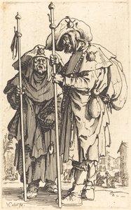 Dva poutníci, c. 1622. od Jacques Callot