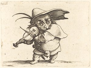 Hráč na housle od Jacques Callot
