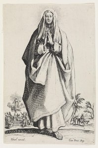 Panna Maria od Jacques Callot