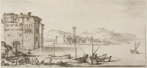 The Zany One nebo Scapin ze Tří italských komiků od Jacques Callot