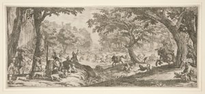 Velký lov od Jacques Callot