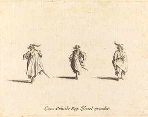 Tři pánové od Jacques Callot
