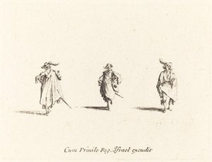 Tři pánové od Jacques Callot