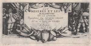 Titulní strana, The Miseries of War od Jacques Callot