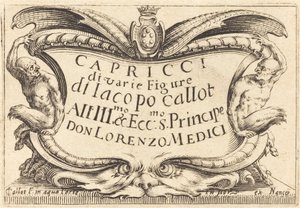 Titulní strana pro "The Capricci" od Jacques Callot