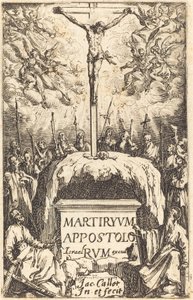 Titulní strana pro „Mučednictví apoštolů“ od Jacques Callot