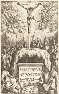 Titulní strana pro „Mučednictví apoštolů“ od Jacques Callot
