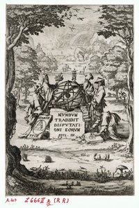 Titulní strana knihy Sacra Cosmologia ... (rytina) od Jacques Callot