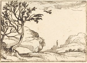 Turtle Dove Létání v poušti od Jacques Callot