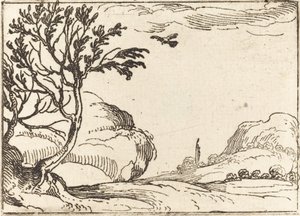 Turtle Dove Létání v poušti od Jacques Callot