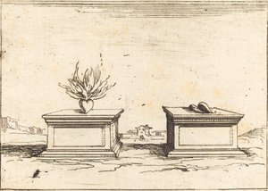 Dvě srdce, 1628. od Jacques Callot