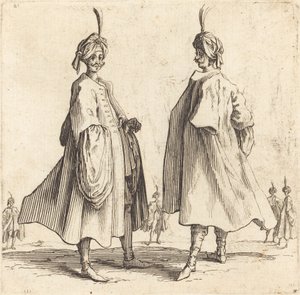 Dva Turci od Jacques Callot