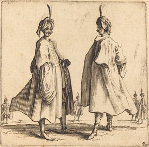 Dva Turci, 1617 a 1621. od Jacques Callot