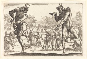 Dva Zanni od Jacques Callot