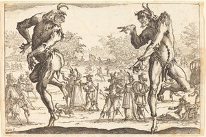 Dva Zanni od Jacques Callot